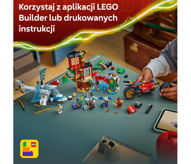 LEGO NINJAGO 71857 Bitwa ninja: domek na drzewie z pojazdami - 1473540 - zdjęcie 8